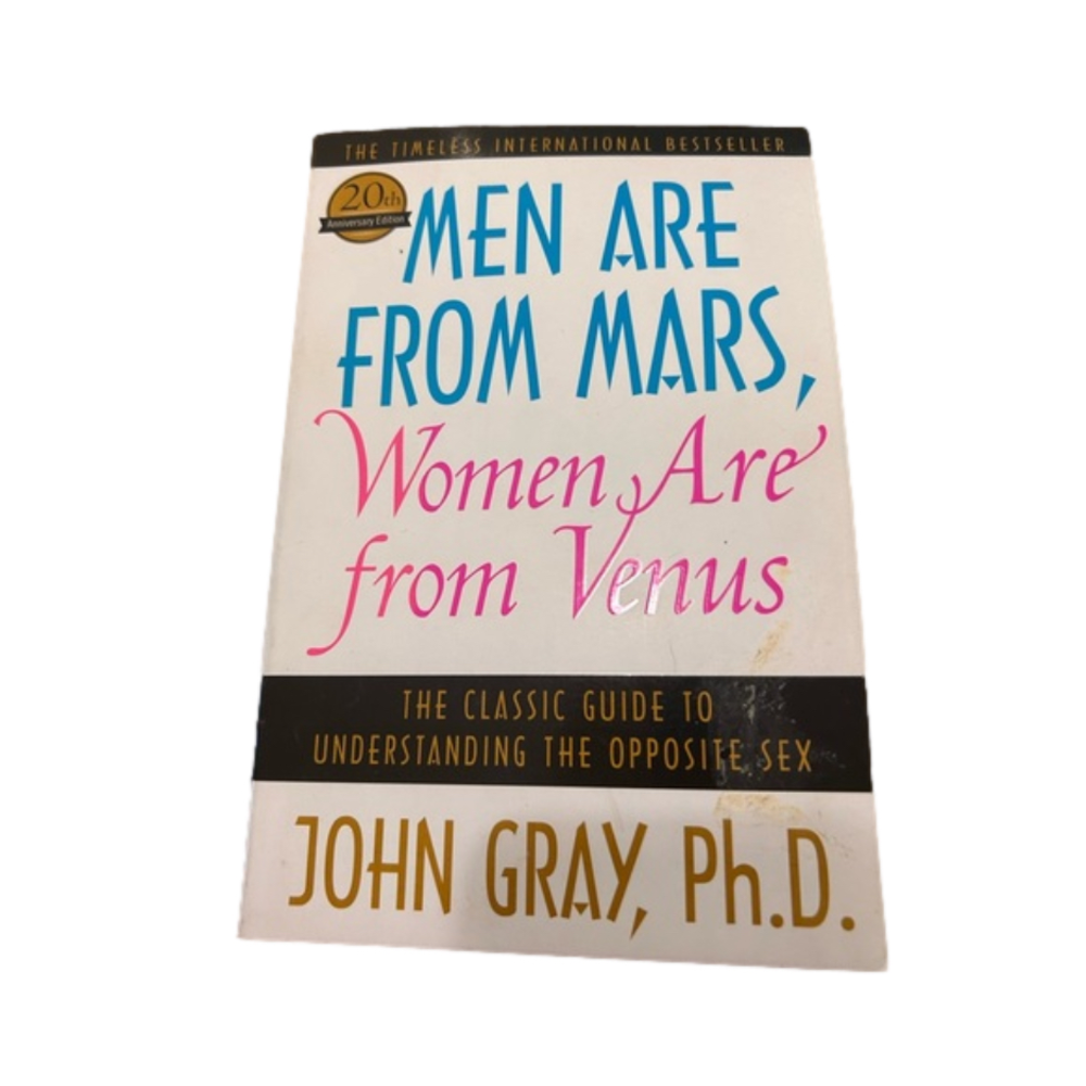 Men are From Mars, Women are From Venus John Gray, PHD